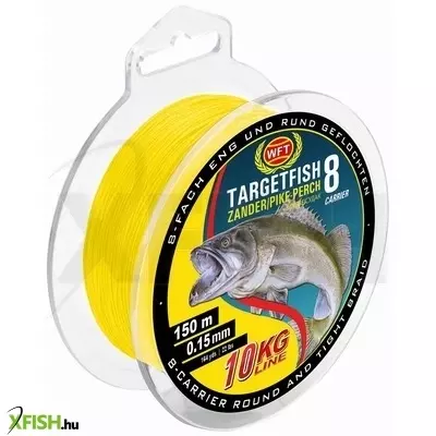 Wft Tf8 Zander Yellow Univerzális Fonott Zsinór Sárga 150M 7Kg 0,10mm